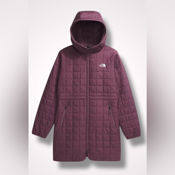 THE NORTH FACE Junction Insulated Parka Women’s Long Jacket Beetroot Small - Picture 10 of 13